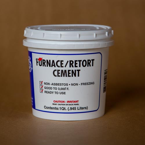 Colco Furnace/Retort Cement 1 Qt. can (Gray)