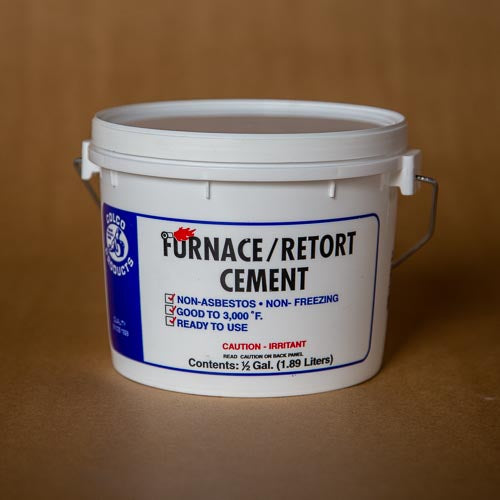 Colco Furnace/Retort Cement 1/2 Gal. Pail (Gray)