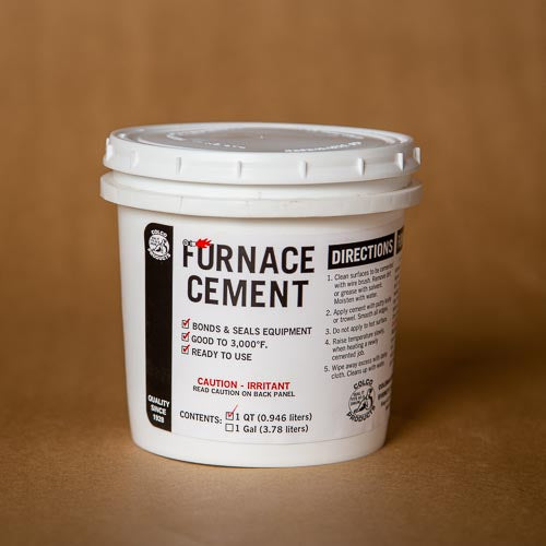 Colco Furnace Cement 1 lb. Can (Black)